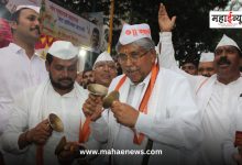 Minister Chandrakant Patil took darshan of the palanquin