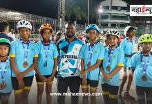 Skaters of Shatrughan Kate Sports Academy entered the Guinness Book of World Records