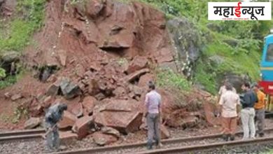 Ratnagiri, rain, hit, hit, Konkan, heavy rains, landslides, trains, traffic, impacts,
