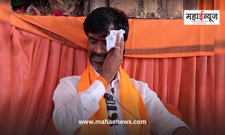 Manoj Jarange Patil said that I will never leave the Maratha community till the last element