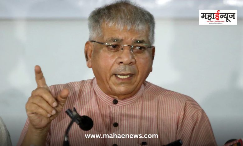 Prakash Ambedkar said that vandalizing MLAs' cars is an attempt to create riots in the state