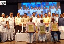 Caste, religion, walls, verticals, MPs, Amol Kolhe, Prasthan, Sawata, Bhushan, Awards, Students, Felicitation,