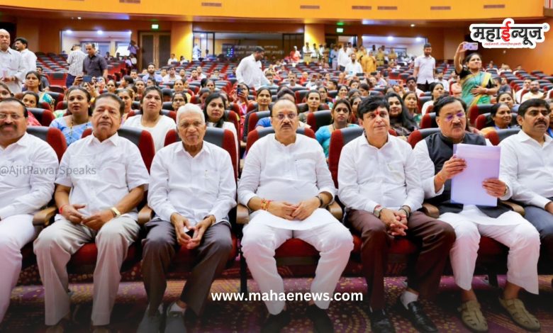 Deputy Chief Minister Ajit Pawar himself. Visit to Vitthalrao Tupe Theater