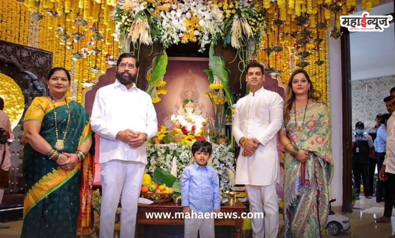 Chief Minister Eknath Shinde's message to Ganaraya is to let the people of the state get happiness and prosperity