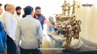 Sant Tukaram Maharaj's sculpture falling to dust; Youth President of NCP Imran Shaikh warns of agitation