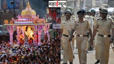 Anant Chaturdashi, Grand, Immersion, Crowd, Ganpati, Visarjan, Procession, Pimpri, Police, Strong, Bandobast,