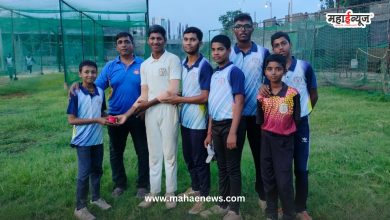 Selection of Krishna Jagdale for Divisional Cricket Tournament