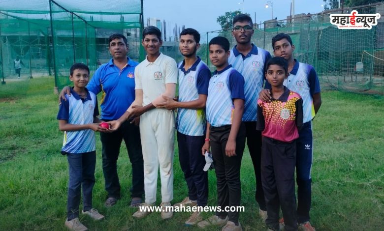 Selection of Krishna Jagdale for Divisional Cricket Tournament