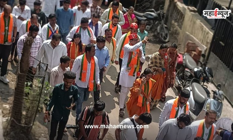 Shri Ganesha of Mahayutti's candidate Shankar Jagtap's campaign