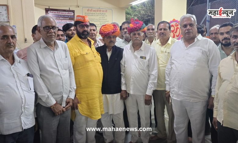 Sirvi Kshatriya Samaj supports MLA Mahesh Landge, says MLA Kesaram Chaudhary