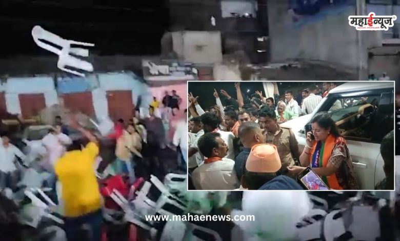 Clashes during Navneet Rana's rally in Amravati