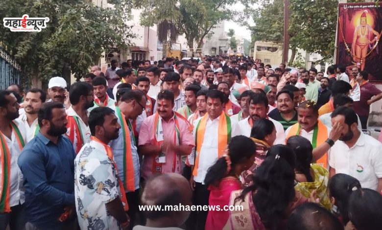 Nishikant Bhosale-Patil's campaigning in Islampur