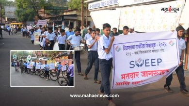 Cycle and bike rally for voting awareness in Mahabaleshwar