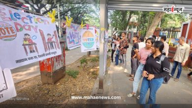 Voting awareness through exhibition of pictures painted by school students