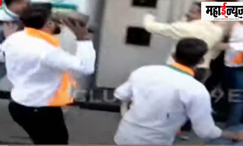 BJP, Yuva, Morcha, Workers, Congress, Office, Vandalism, Police, BJP, Youth, Lathi charge,