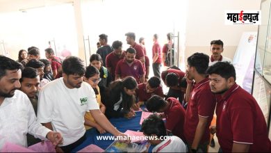 Life-saving blood donation camp organized at Pimpri-Chinchwad University