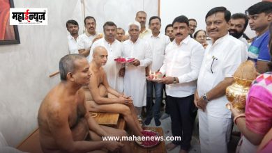 Yugal Muniraj's goodwill visit to former corporator Moreshwar Bhondve's new office