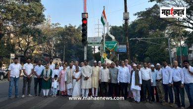 Republic Day celebrations at Sant Dnyaneshwar Chowk in Nigdi Authority