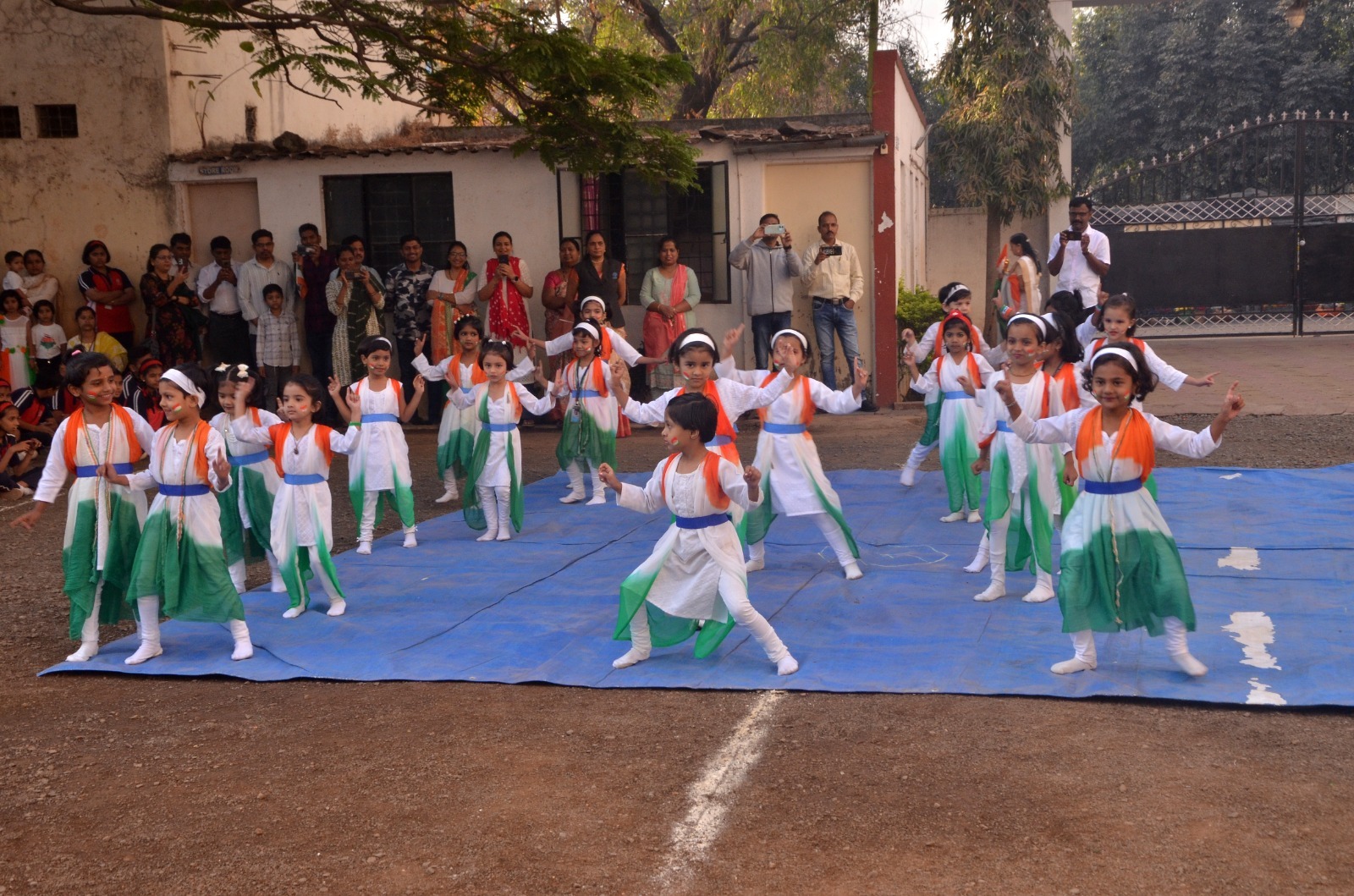 Republic Day in Abhishek Vidyalaya Shahunagar