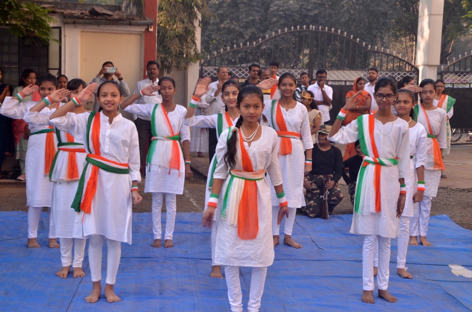 Republic Day in Abhishek Vidyalaya Shahunagar