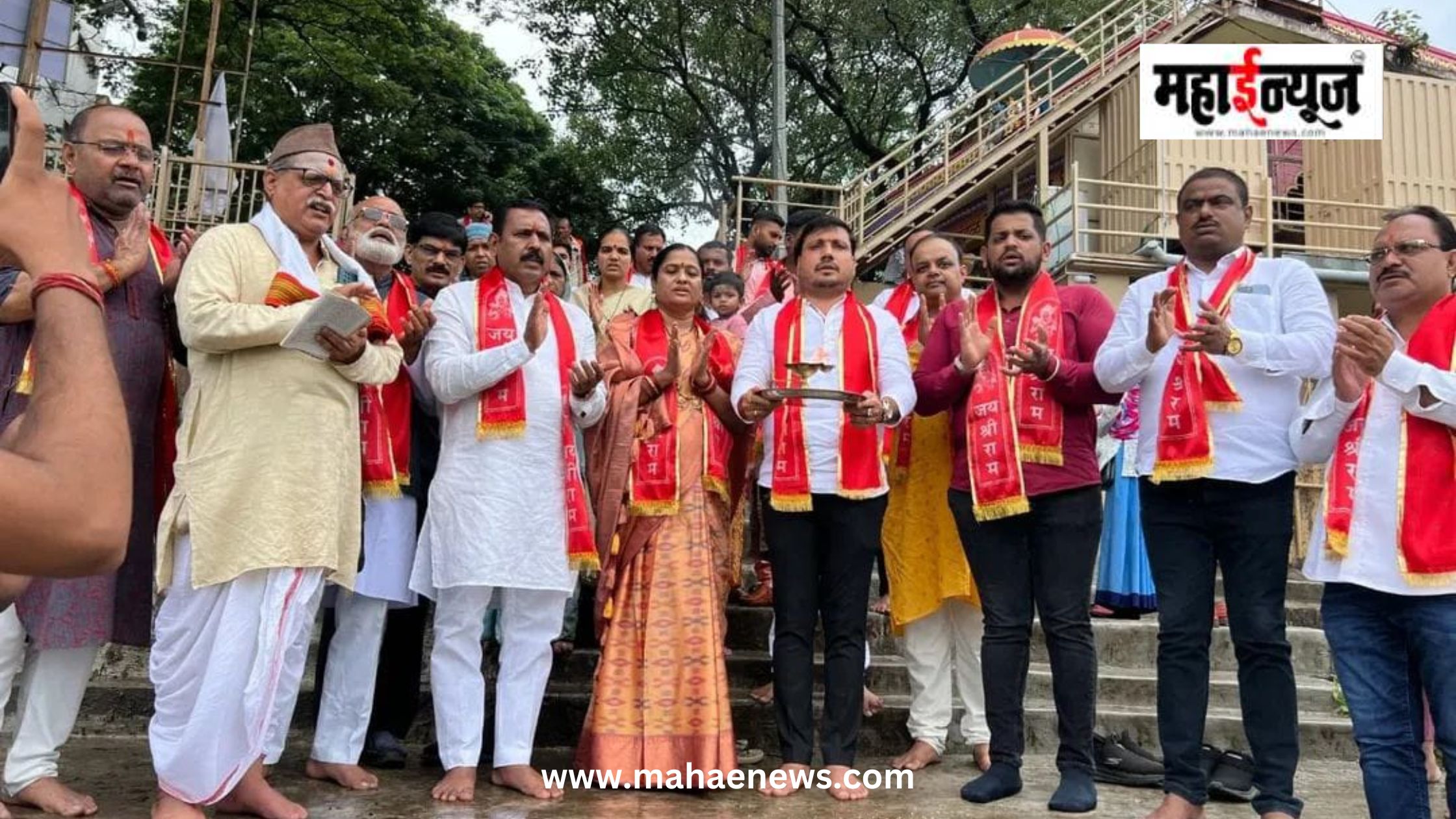 गंगा पूजन आणि नदी घाट स्वच्छता अभियान अहिल्यादेवींच्या विचारांचे प्रतिबिंब : शत्रुघ्न काटे