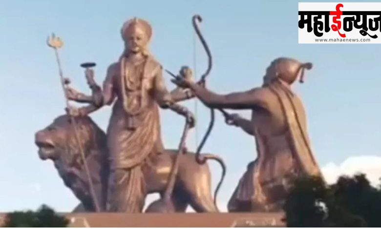 Dharashiv, 108 feet, sculpture, politics,