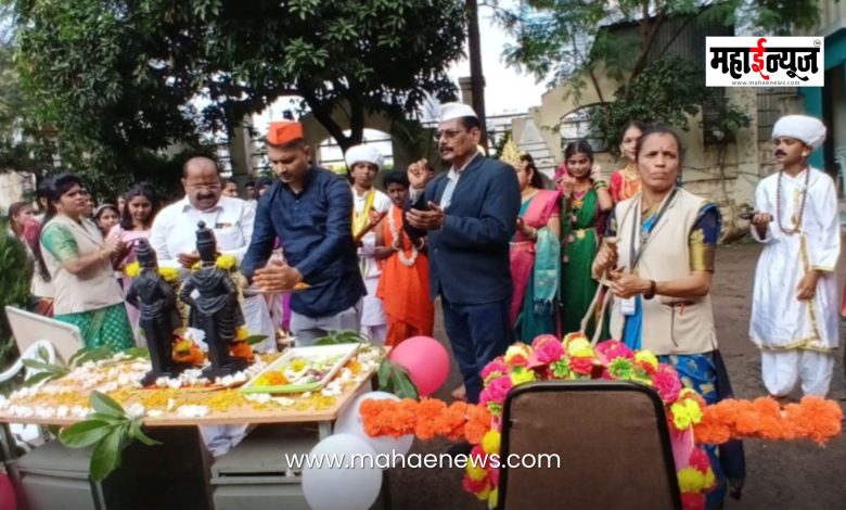 SPG International School was rocked by the palanquin ceremony