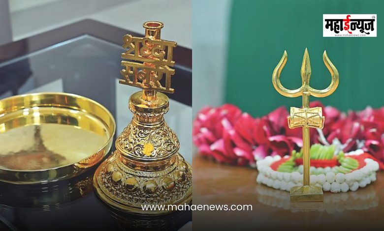 Shirdi: Saicharani gold plate, silver incense stand, trident; Inflow of devotees in Shirdi due to consecutive holidays