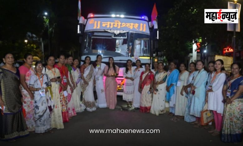 Spontaneous response of women devotees to Shri Kshetra Bhimashankar Darshan Yatra