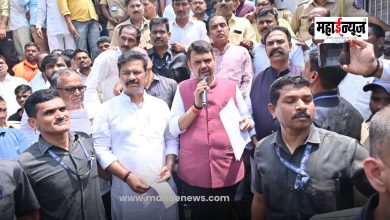 Chief Minister Devendra Fadnavis inspects flood-hit areas of Solapur district