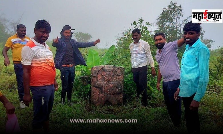 Rare stone statue of early revolutionary hero Umajiraje Naik found at Vajragad