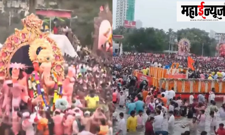 Mumbai, famous, Lalbaugcha Raja, Ganapati, immersion, obstacle,