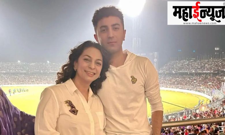 Actress Juhi Chawla's nephew is creating a huge buzz on social media.