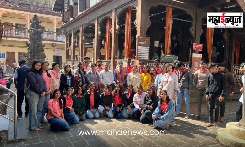 Muldhara Heritage Club's heritage walk in Chinchwad village