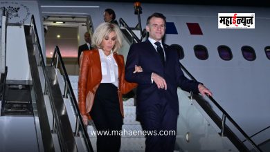 Arrival of the President of the French Republic, Emmanuel Macron, in Mumbai