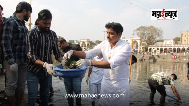 Mayor Ravi Landge's initiative for cleaning the Indrayani River through direct participation