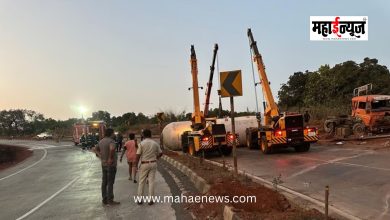 LPG Gas Tanker Overturns on Mumbai-Goa Highway; Major Disaster Averted