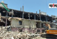 Municipal Corporation's crackdown against unauthorized constructions continues.