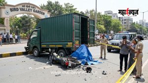 Speeding Tempo Collides with Two-Wheeler in Front of Bird Valley Garden