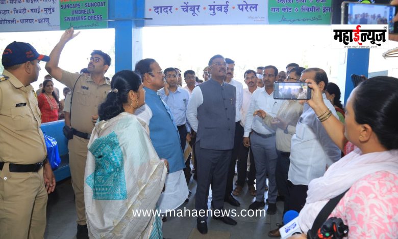 Transport Minister Pratap Sarnaik Inspects Vallabhnagar Bus Stand
