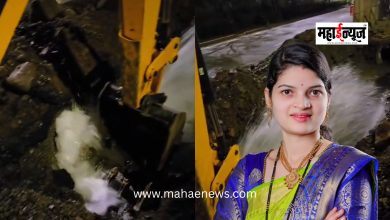 Negligence in Metro Work: Water Pipeline Bursts Due to JCB; Thousands of Liters of Water Wasted