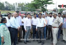 The Municipal Commissioner inspected the route and designated rest stops for the Ashadhi Wari Palkhi procession.