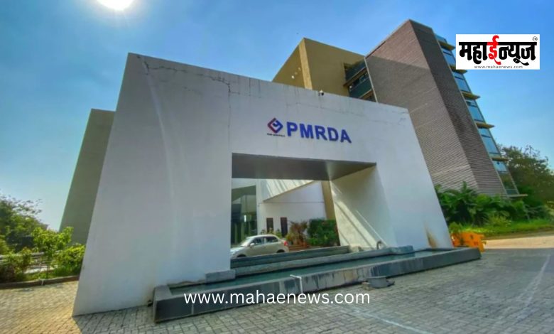 The facade of the Pune Metropolitan Region Development Authority's ₹40-crore 'Green Building' has crumbled!
