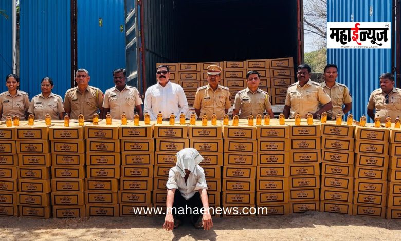 Contraband worth over ₹1 crore seized in a State Excise Department operation.