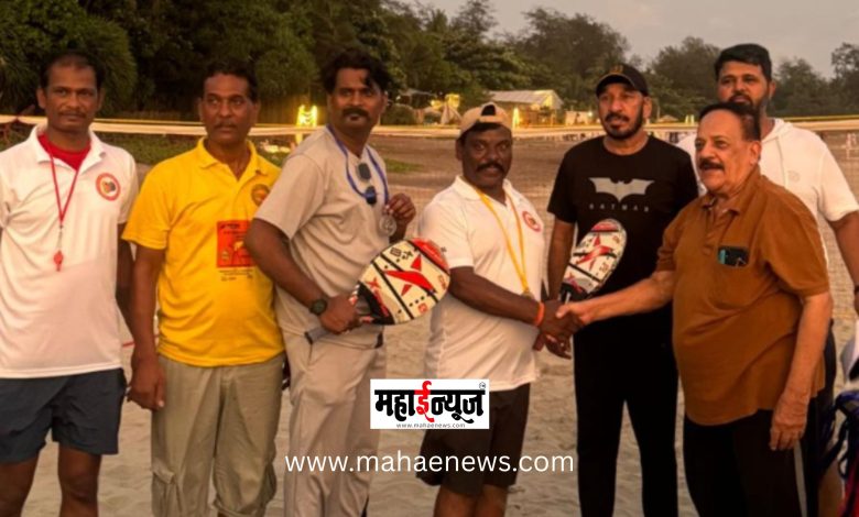 Dr. Abaji Mane Wins Gold Medal at National Beach Tennis Tournament!