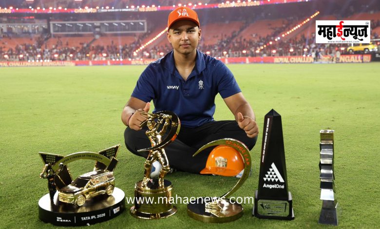 Vaibhav Suryavanshi Takes IPL 2026 by Storm! The First Player to Win 5 Major Awards in a Single Season.