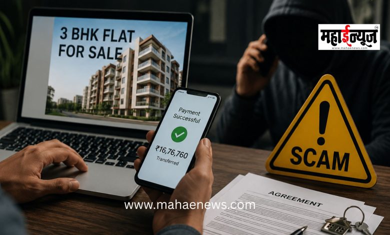 ₹16 lakh fraud involving online flat sale advertisement