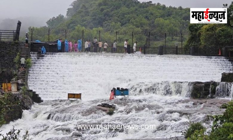 Bhushi Dam overflows; monsoon outings begin in Lonavala.