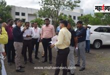 Chief Executive Officer Gajanan Patil inspects the Palkhi route in preparation for the Ashadhi Wari.