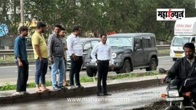 Immediately concrete the service road in Punawale; Navnath Dhawale demands.